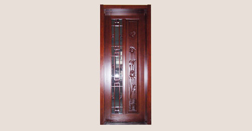 石龙镇卧室门选红木门中式风格还是白色好