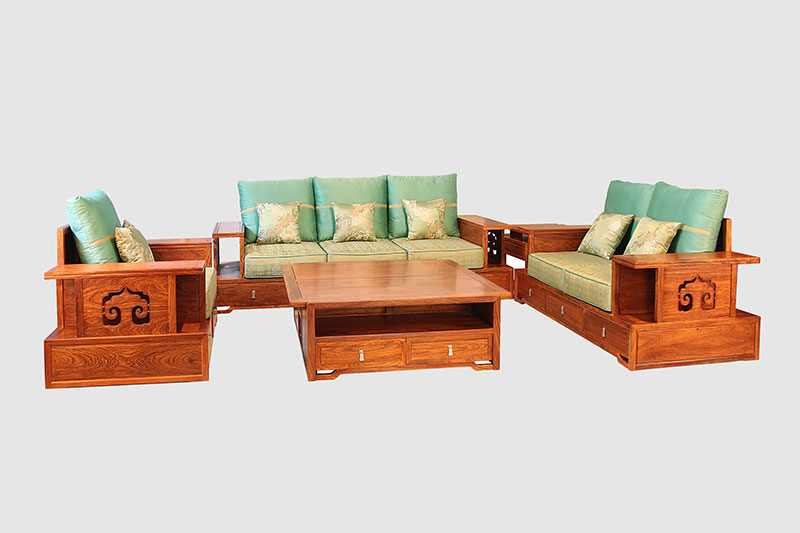 石龙镇中式实木沙发简直太美了