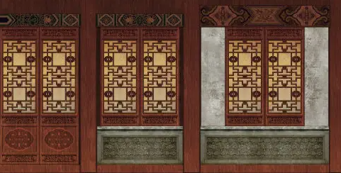 石龙镇隔扇槛窗的基本构造和饰件