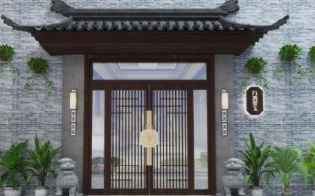 石龙镇您是否了解不同形式的中式门头设计要点？